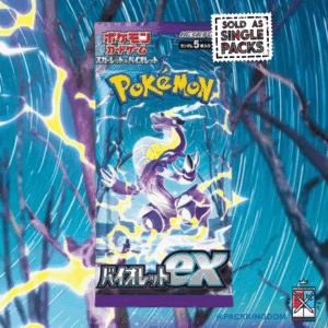 A single, sealed Pokémon TCG Violet ex (sv1V) Japanese booster pack.