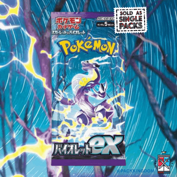 A single, sealed Pokémon TCG Violet ex (sv1V) Japanese booster pack.