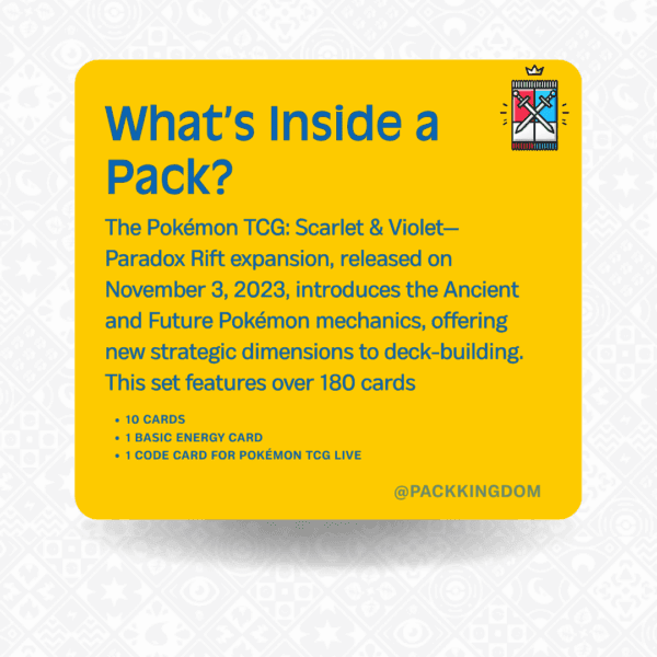 Pokémon Scarlet & Violet Paradox Rift Booster Pack - Image 2
