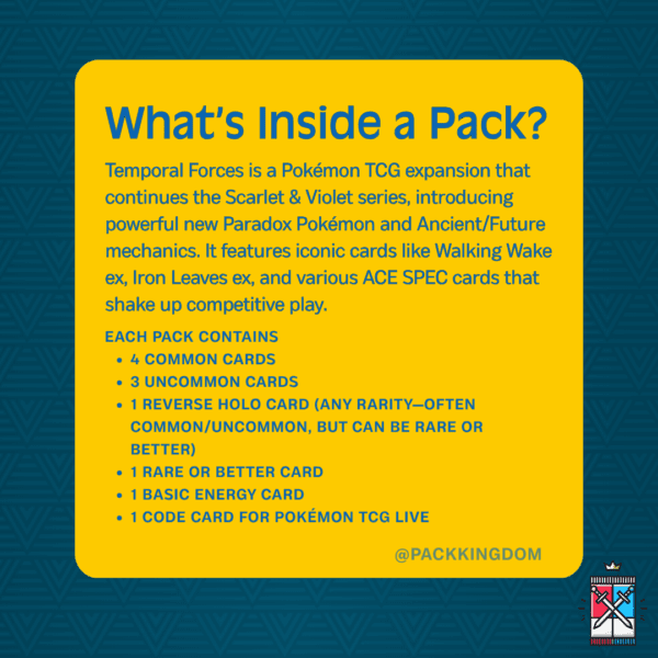 Pokémon Scarlet & Violet Temporal Forces Booster Pack - Image 2