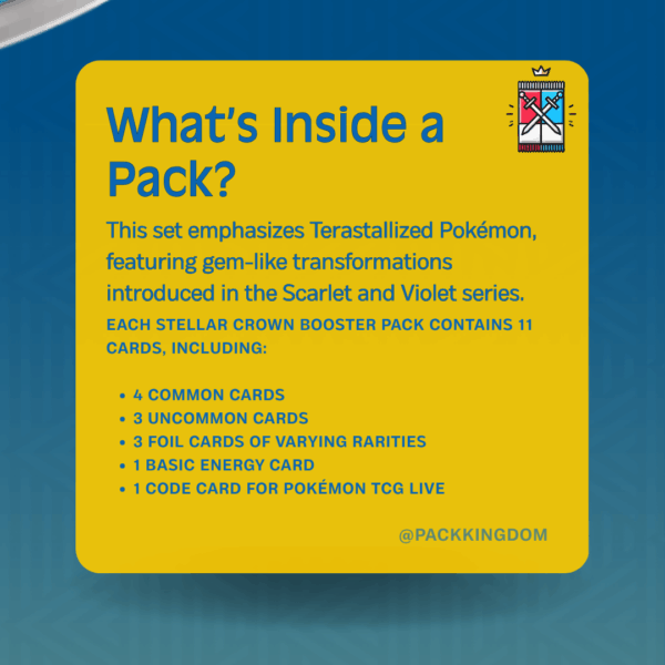 Pokémon Stellar Crown Booster Pack - Image 2