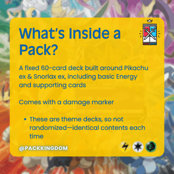 Pokémon TCG: Scarlet & Violet – Generations Starter Deck: Pikachu ex & Snorlax ex (Japanese Edition) - Image 2