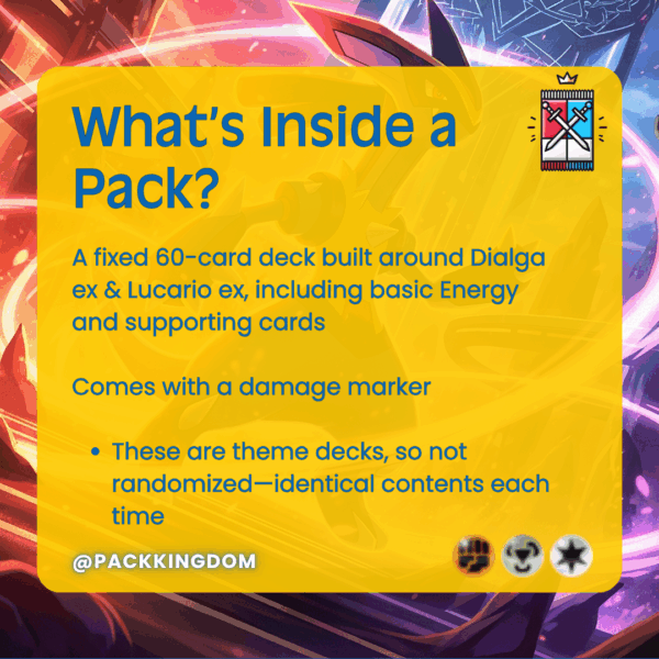 Pokémon TCG: Scarlet & Violet – Generations Starter Deck: Dialga ex & Lucario ex (Japanese Edition) - Image 2
