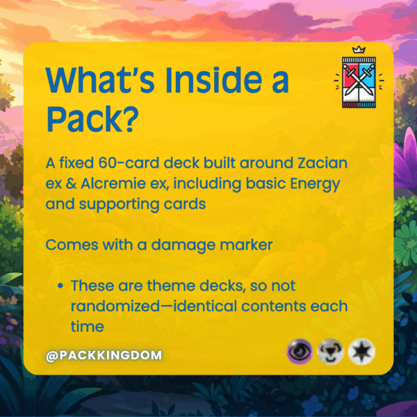 Pokémon TCG: Scarlet & Violet Generations Starter Deck – Zacian ex & Alcremie ex - Image 2