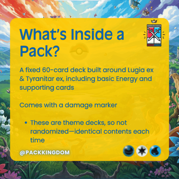 Pokémon TCG: Scarlet & Violet – Generations Starter Deck: Lugia ex & Tyranitar ex (Japanese Edition) - Image 2