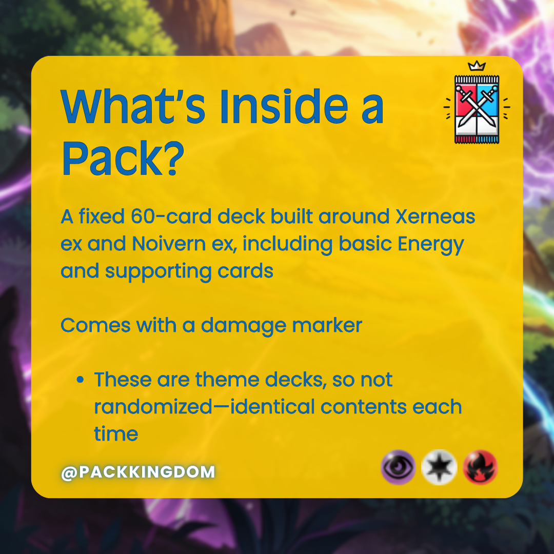 Pokémon TCG: Scarlet & Violet – Generations Starter Deck: Xerneas ex & Noivern ex (Japanese Edition) - Image 2