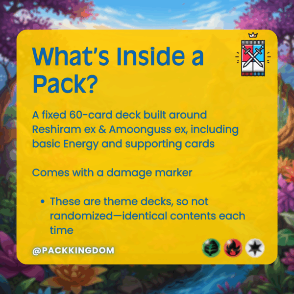 Pokémon TCG: Scarlet & Violet – Generations Starter Deck: Reshiram ex & Amoonguss ex (Japanese Edition) - Image 2