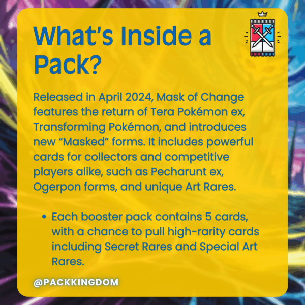 Pokémon Mask of Change sv6 Japanese Booster Pack - Image 2