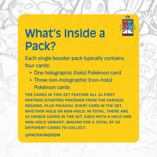 Pokémon McDonald’s 2021 Booster Pack – Exclusive 25th Anniversary - Image 2