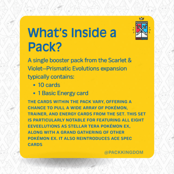 Pokémon TCG: Scarlet & Violet—Prismatic Evolutions Booster Pack - Image 2