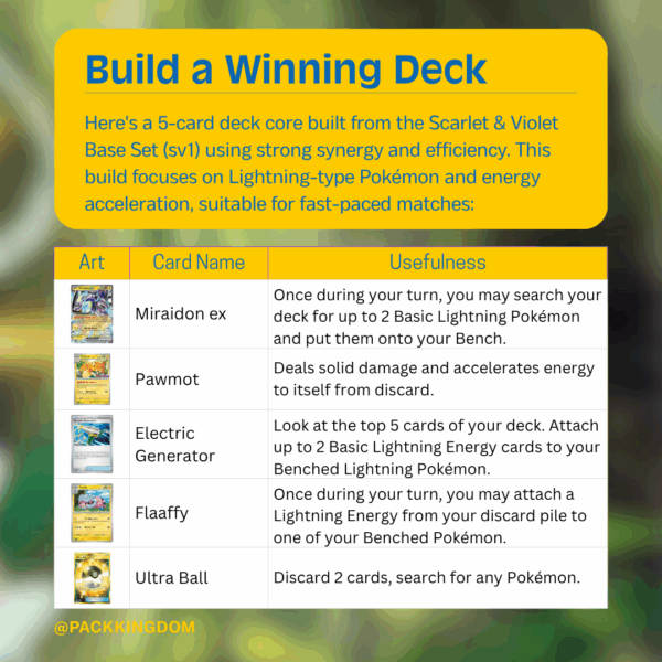 Pokémon Scarlet & Violet Base Set Booster Pack - Image 5