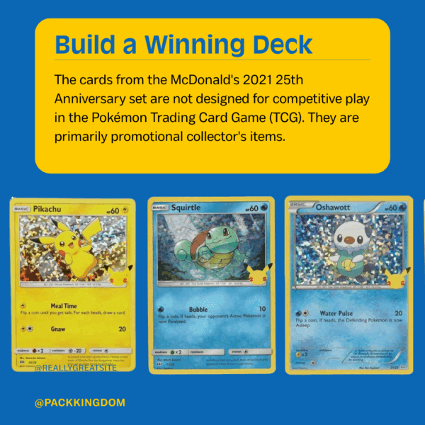 Pokémon McDonald’s 2021 Booster Pack – Exclusive 25th Anniversary - Image 5