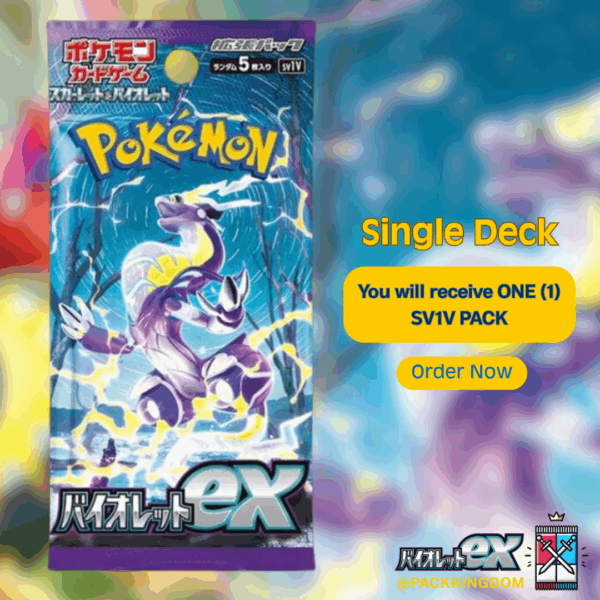 Pokémon Violet sv1V Japanese Booster Pack - Image 6