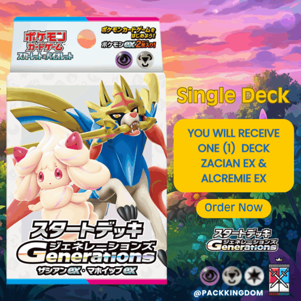 Pokémon TCG: Scarlet & Violet Generations Starter Deck – Zacian ex & Alcremie ex - Image 6