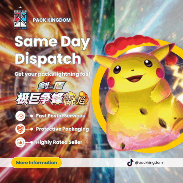 Pokémon Dynamax Clash cs1b Simplified Chinese Slim Booster Pack - Image 6