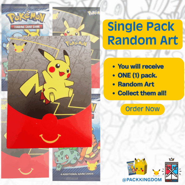Pokémon McDonald’s 2021 Booster Pack – Exclusive 25th Anniversary - Image 6
