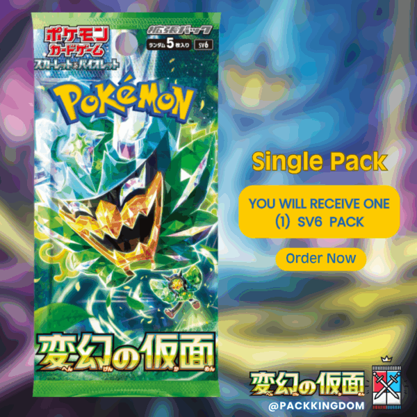 Pokémon Mask of Change sv6 Japanese Booster Pack - Image 7