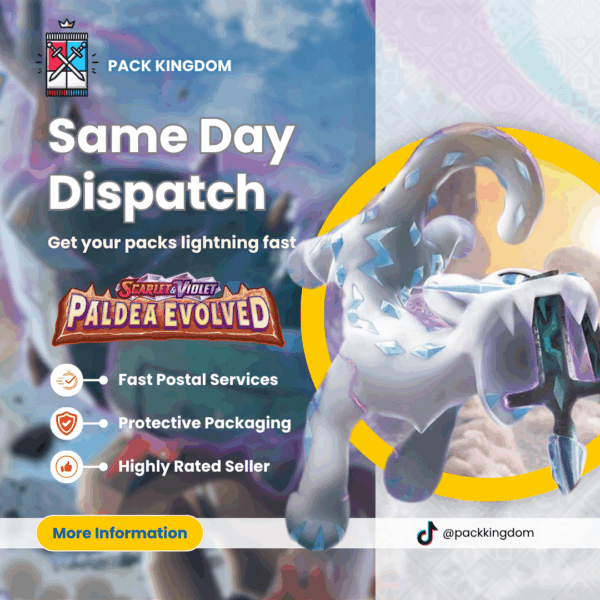 Pokémon Scarlet & Violet Paldea Evolved Booster Pack - Image 8