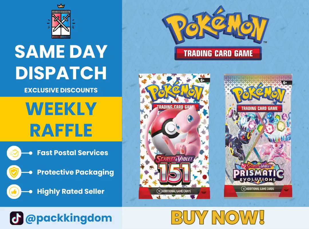 Buy Pokemon Cards and Booster Packs UK | Pack Kingdom